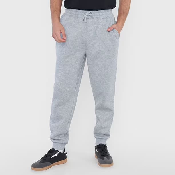 Buzo Oversize Gris Melange